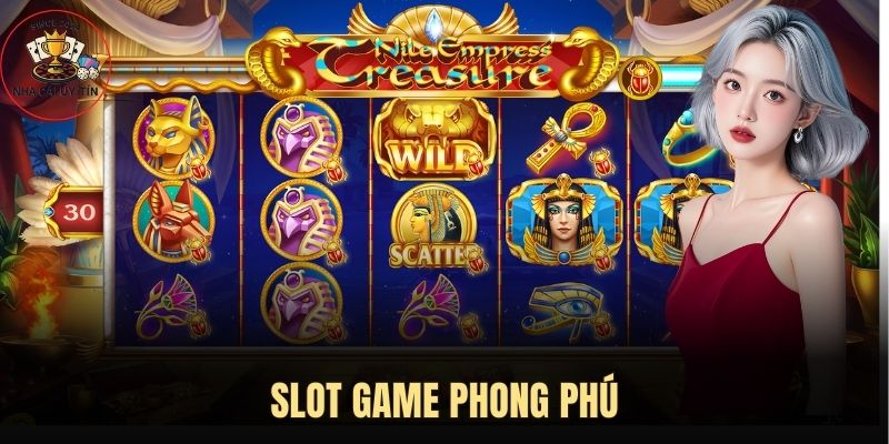 Slot game phong phú, đổi thưởng linh hoạt