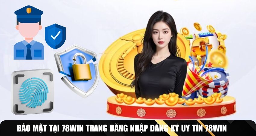 Bảo mật an toàn với công nghệ hiện đại tại 78win