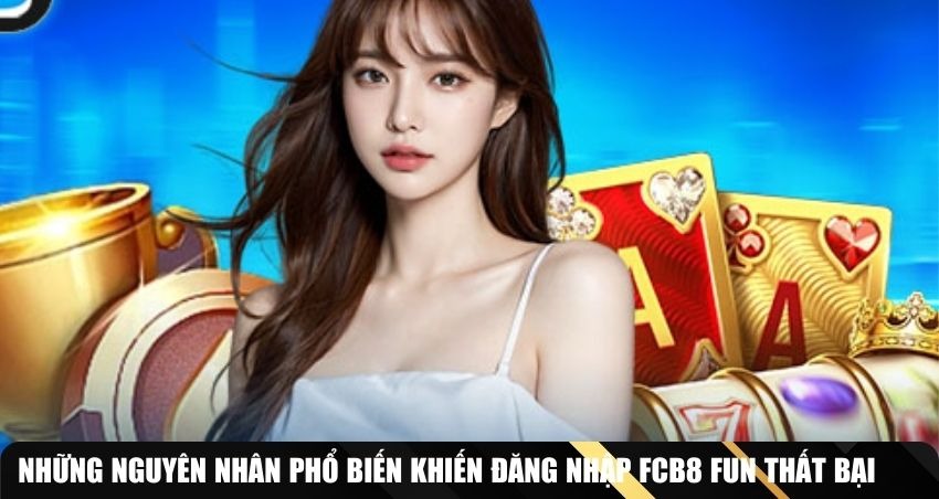 Những nguyên nhân phổ biến khiến đăng nhập FCB8 fun thất bại