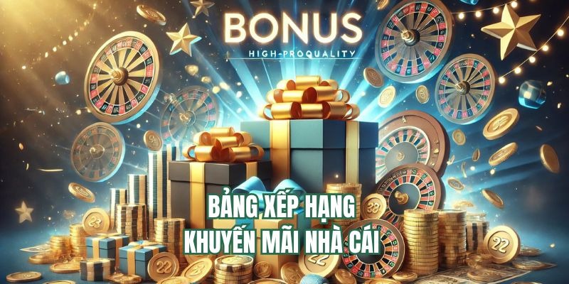 Bảng xếp hạng nhà cái khuyến mãi công tâm nhất 2025