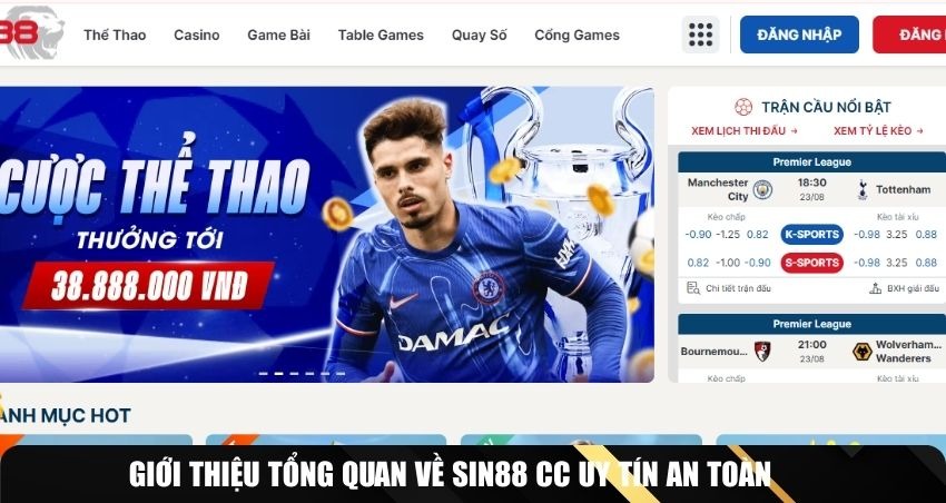 Giới thiệu tổng quan về SIN88 cc uy tín an toàn