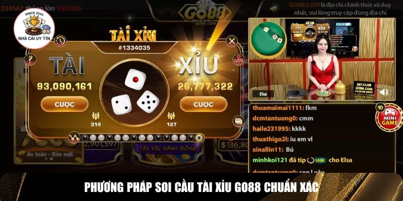 Phương pháp soi cầu tài xỉu Go88 chuẩn xác
